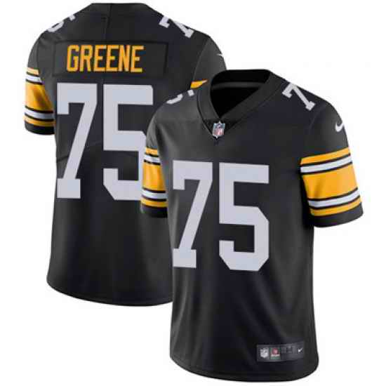 Nike Steelers #75 Joe Greene Black Alternate Mens Stitched NFL Vapor Untouchable Limited Jersey